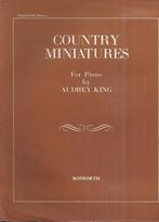 Bo956 bladmuziek piano country miniatures, Muziek en Instrumenten, Bladmuziek, Piano, Ophalen of Verzenden, Zo goed als nieuw