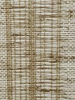 5628 retro jutelook vintage behang zandbruin burlap Swiet, Verzenden, Minder dan 10 m², Beige