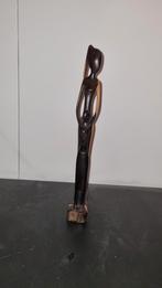 Houten Afrikaanse Vrouw met Kind Beeld, Huis en Inrichting, Stoelen, Ophalen of Verzenden