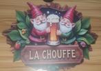 La chouffe wandbord van hout, Verzamelen, Ophalen of Verzenden, Gebruikt, Reclamebord, Plaat of Schild, Overige merken
