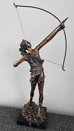 Artemisa-Diana cazadora con arco. Pátina bronce., Antiek en Kunst, Antiek | Koper en Brons, Ophalen of Verzenden, Brons