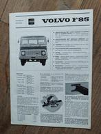 Zeldzame Volvo F85 Brochure - 1965, Volvo, Zo goed als nieuw, Volvo, Ophalen of Verzenden