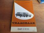 Vraagbaak DAF 55 1968 - 1973, DAF 66 1972 - 1974, Auto diversen, Handleidingen en Instructieboekjes, Ophalen of Verzenden