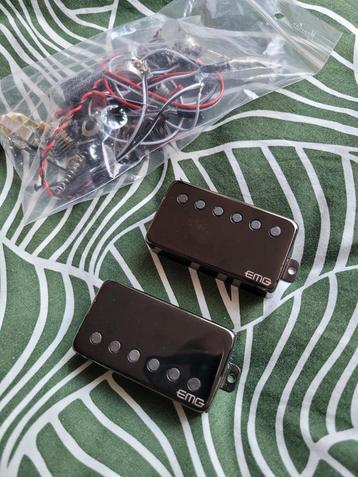 EMG JH "Het set" Black Chrome (James Hetfield pickups) beschikbaar voor biedingen