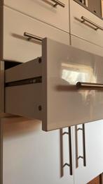 Hoogglans witte ladekast - Veelzijdig!, Kunststof, Gebruikt, Met lade(s), 25 tot 50 cm