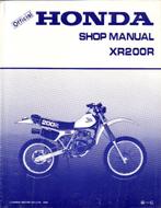 Honda XR200 R shop manual (1133z), Motoren, Ophalen of Verzenden, Honda