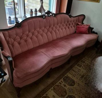 Barok 4-zits bankstel in prachtige conditie beschikbaar voor biedingen