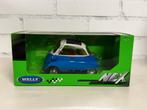 WELLY NEX 1:18 BMW ISETTA BLAUW WIT NW IN DOOS, Hobby en Vrije tijd, Modelauto's | 1:18, Ophalen of Verzenden, Nieuw, Auto, Welly