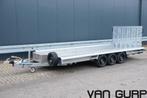 Vlemmix Machinetransporter 480 x 180cm 3500kg (3x 1800kg), Auto diversen, Aanhangers en Bagagewagens, Zo goed als nieuw