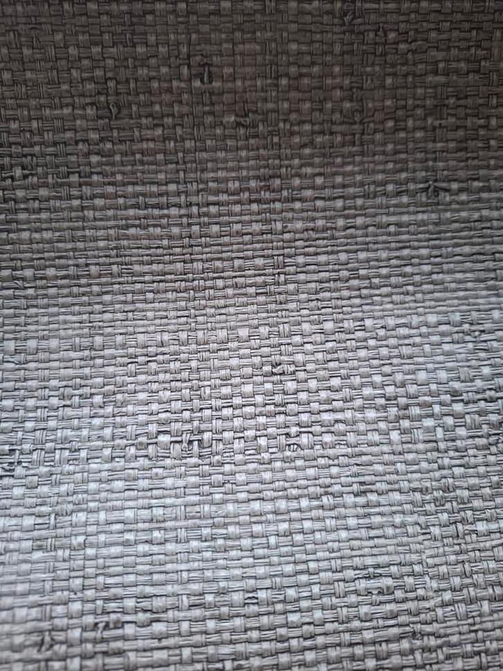 Thibaut Behang - Linnen Structuur - Donkergrijs, Huis en Inrichting, Stoffering | Behang, Grijs, minder dan 10 m², Ophalen