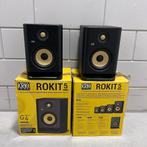 KRK Rokit 5 G4 x2, Audio, Tv en Foto, Luidsprekers, Zo goed als nieuw, 120 watt of meer, Front, Rear of Stereo speakers, Ophalen