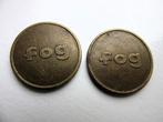 2 vintage FOG penningen - munten tokens, Ophalen of Verzenden, Overige materialen
