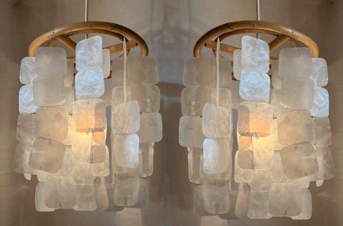 Capiz schelpen hanglampen parelmoer maat M van 89,- nu 44,-, Huis en Inrichting, Lampen | Hanglampen, Nieuw, Minder dan 50 cm