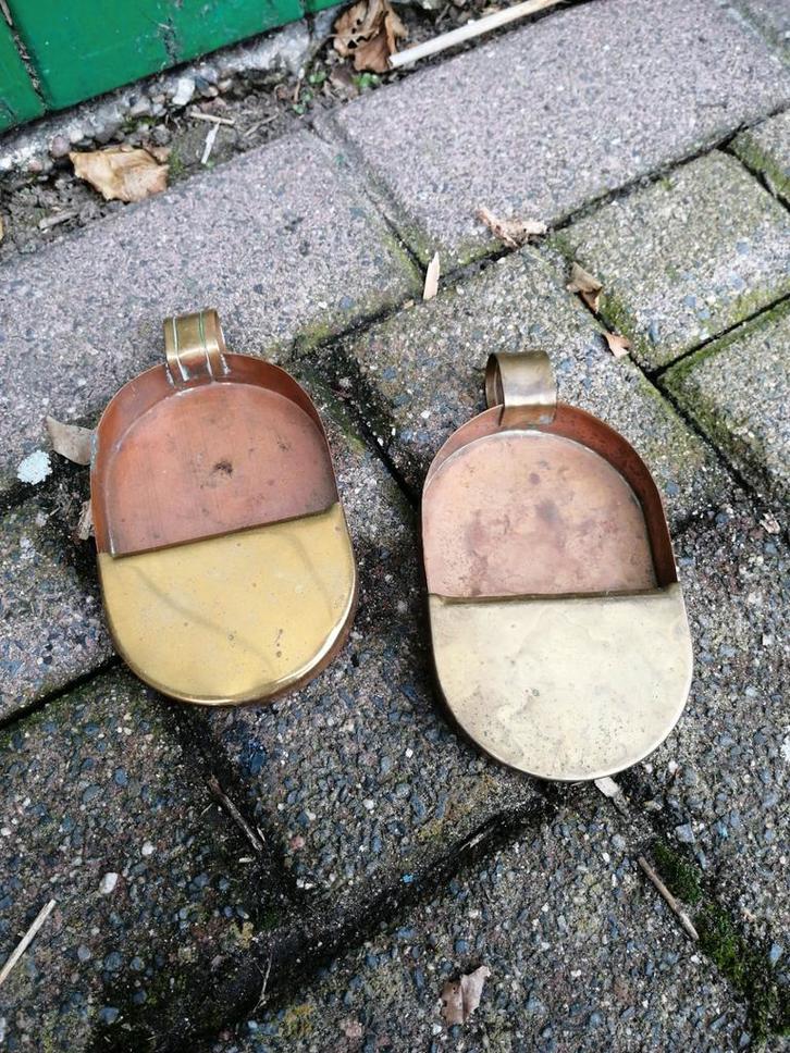 Koperen Centenbakjes - Set van 2, Antiek en Kunst, Antiek | Koper en Brons, Ophalen of Verzenden