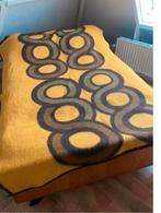 Vintage wollen deken - Retro Stijl, Ophalen, Gebruikt, Bruin, 150 tot 200 cm