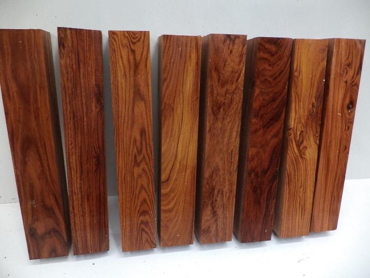 fraai mopane balkjes lijkt op palissander draaihout handvat, Hobby en Vrije tijd, Overige Hobby en Vrije tijd, Nieuw, Ophalen of Verzenden