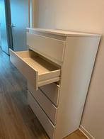 Witte commode - 1 jaar oud, Huis en Inrichting, Kasten | Ladekasten, Kunststof, Gebruikt, 100 tot 150 cm, 3 of 4 laden