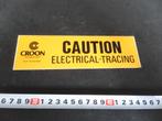 sticker Rotterdam CROON  Caution electrical - Tracing, Ophalen, Zo goed als nieuw