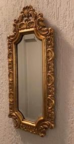 Gouden Halspiegel met Sierlijke Lijst, Ophalen, Minder dan 50 cm, Zo goed als nieuw, Minder dan 100 cm