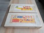 Twee houten kegelspellen met doos, Antiek en Kunst, Ophalen of Verzenden