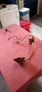 Wandlampje / bedlampje messing, Ophalen of Verzenden