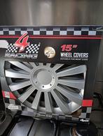 4 racing universele wieldoppen 15 inc., Auto diversen, Wieldoppen, Ophalen, Zo goed als nieuw
