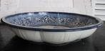 Brocante Engelse blauwe schaal, Antiek en Kunst, Curiosa en Brocante, Ophalen of Verzenden