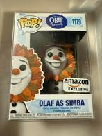 Funko Pop Olaf As Simba Met Beschermhoes, Ophalen of Verzenden, Nieuw