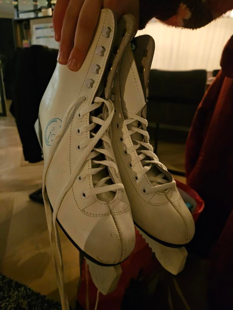 Witte Kunstschaatsen - Maat 36, Sport en Fitness, Schaatsen, Ophalen of Verzenden, Gebruikt, Kunstschaatsen, Overige merken