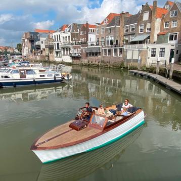 Klassieke houten boot 