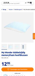 Action My Wonder Memoryfoam Kussen - Zo goed als nieuw, Eenpersoons, Wit, Ophalen of Verzenden, Zo goed als nieuw