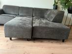 Grijze Hoekbank met Chaise Longue, Huis en Inrichting, Banken | Bankstellen, Ophalen, 250 tot 300 cm, 100 tot 125 cm, Hoekbank