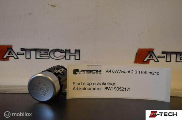 Start/stop schakelaar Audi A4 B9 ('15-'18) 8W1905217f, Auto-onderdelen, Dashboard en Schakelaars, Audi, Gebruikt, Ophalen of Verzenden