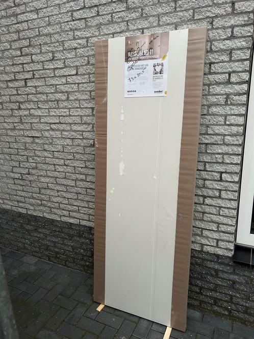 Svedex lijndeur opdekdeur links 73x201,5 kastdeur, Doe-het-zelf en Verbouw, Deuren en Horren, Nieuw, Binnendeur, 200 tot 215 cm