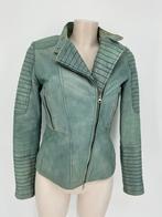 Transmission leer jacket s biker jack jas coat, Kleding | Dames, Ophalen of Verzenden, Zo goed als nieuw, Zwart