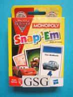 Monopoly snap em Cars 2 nr. 575762-00 (Nieuw) Engelstalig, Hobby en Vrije tijd, Gezelschapsspellen | Kaartspellen, Nieuw, Ophalen