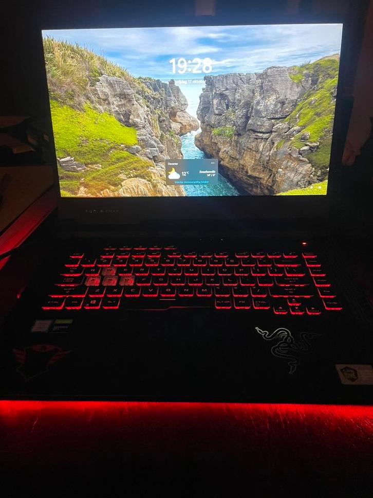 Asus ROG Strix - i7 Gaming Laptop (GTX 1650, 15.6”), Computers en Software, Windows Laptops, Gebruikt, 15 inch, HDD, SSD, 2 tot 3 Ghz