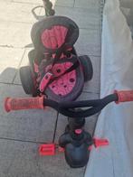 Roze driewieler met duwstang, Ophalen, Gebruikt, Trapvoertuig