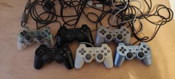 PS2 - Lot with PS2 slim, 49 games, 6 controllers beschikbaar voor biedingen