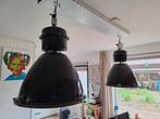 Twee industriële hanglampen (origineel), Ophalen of Verzenden, Zo goed als nieuw, 75 cm of meer