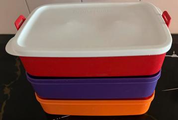 Tupperware makkelijke doosjes helaas met 1 deksel beschikbaar voor biedingen