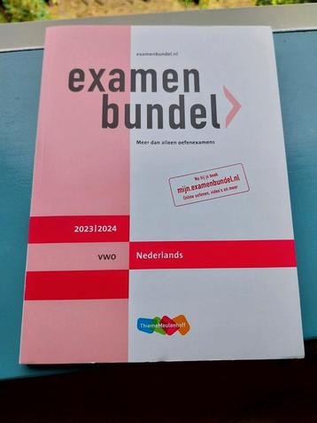 Examenbundel vwo Nederlands 2023-2024 beschikbaar voor biedingen