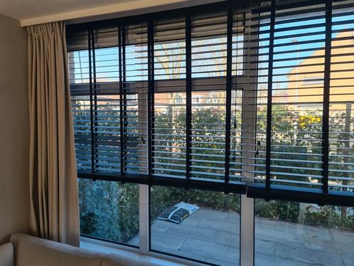 Jaloezieën 8 stuks Karwei Bamboe 50mm 85 x 180 cm Zwart, Huis en Inrichting, Stoffering | Gordijnen en Lamellen, Zo goed als nieuw