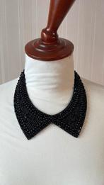 Zwart kralen kraagje, leuke uitstraling, nooit gebruikt, Ophalen of Verzenden, Nieuw, One size fits all