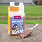 Pavo Lijnzaadolie 1 liter voor paard of pony, Dieren en Toebehoren, Paarden en Pony's | Overige Paardenspullen, Ophalen of Verzenden