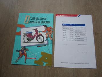 Honda o.a. MB MT MTX NSR Vision folder 1990 plus prijslijst beschikbaar voor biedingen