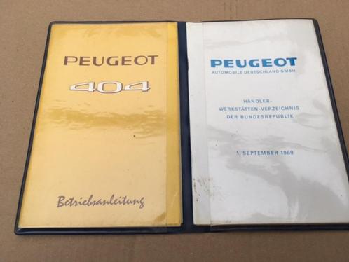 Instructie boekjes Peugeot 204, 404 en 504, Auto-onderdelen, Overige Auto-onderdelen, Peugeot, Nieuw, Ophalen