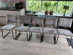 Eetkamerstoelen, Huis en Inrichting, Stoelen, Ophalen, Zo goed als nieuw, Vijf, Zes of meer stoelen, Stof