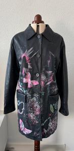 Skinflower mooie leren design Jas 🌸 Maat 44, Kleding | Dames, Jassen | Winter, Overige kleuren, Maat 42/44 (L), Ophalen of Verzenden