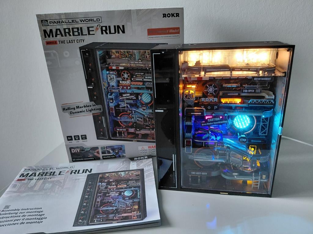 ROKR Marble Run The Last City - Compleet met doos!, Ophalen of Verzenden, Zo goed als nieuw